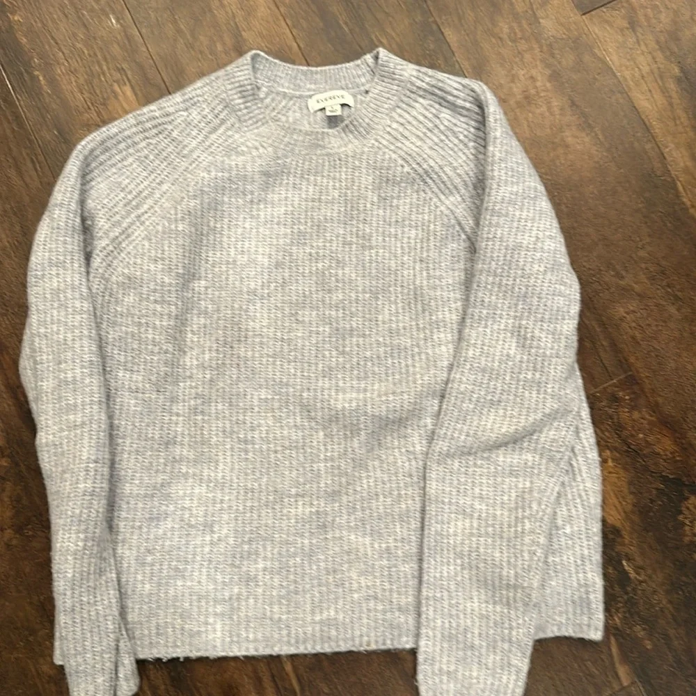 Evereve light heathered blue sweater - Picture 1 of 3